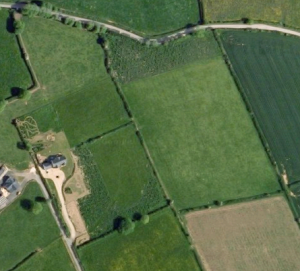 Aerial Sutton Hill farm